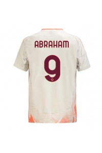 AS Roma Tammy Abraham #9 Jalkapallovaatteet Vieraspaita 2024-25 Lyhythihainen